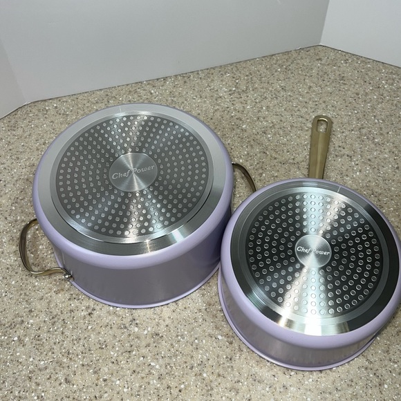 NWOB Chef Power 10 Piece Ceramic Nonstick Cookware Set - Picture 7 of 16